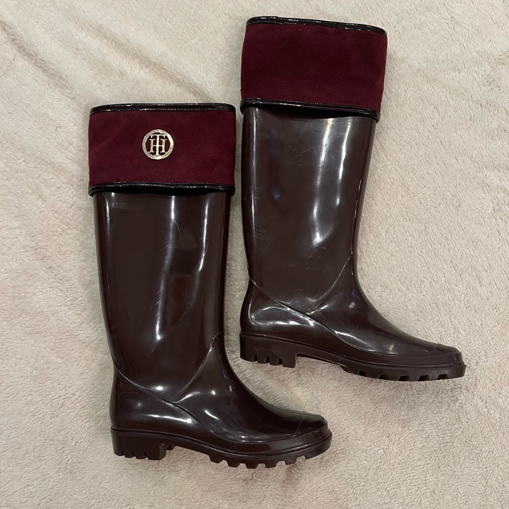 Tommy Hilfiger Shiner Merlot Rain boots